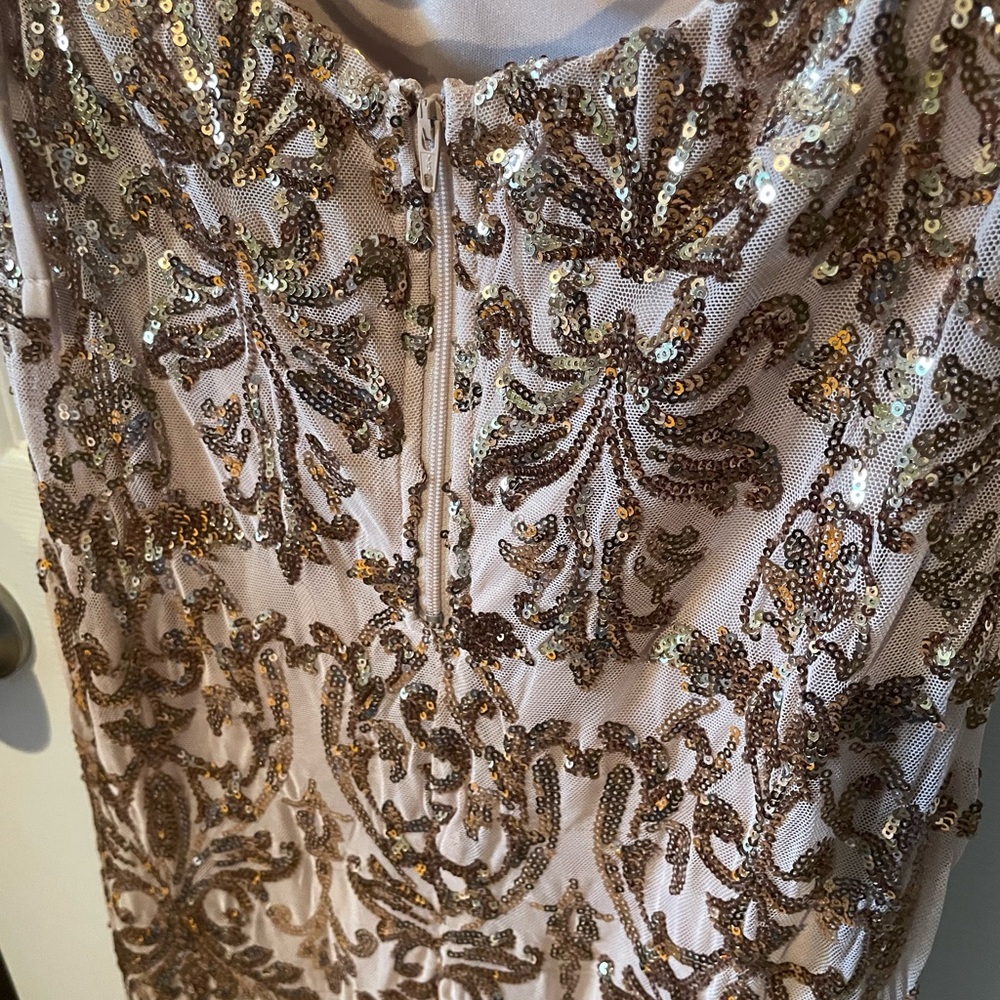 Windsor Dress with Gold Sequin Embellishment - Picture 10 of 10